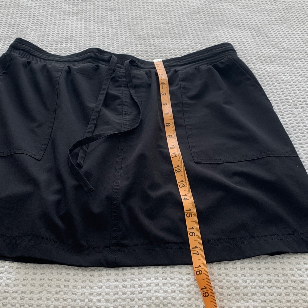 Rafaella Black Skort with Elastic Waist Size XL - Picture 5 of 13